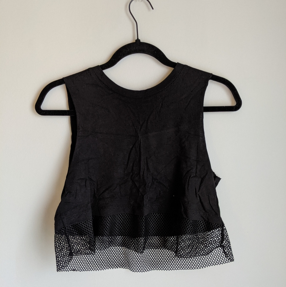Netted Crop Top